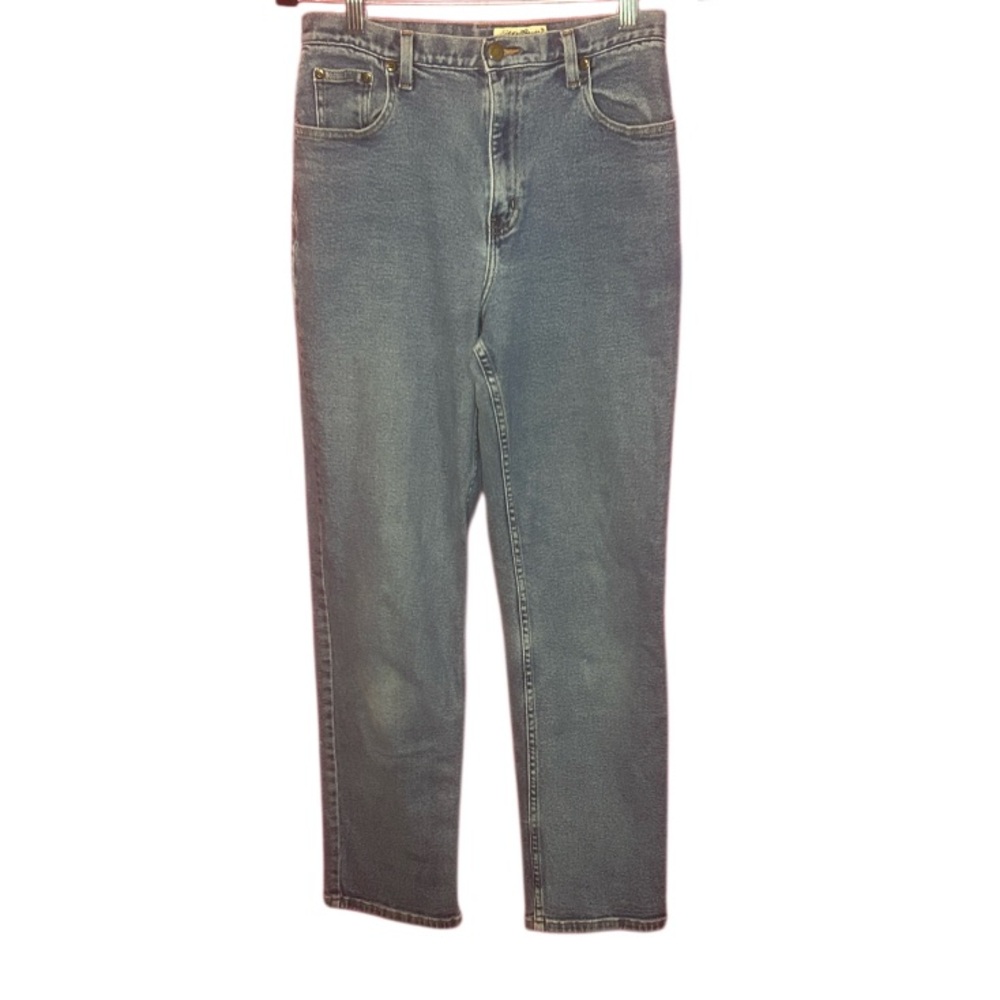 Eddie Bauer Women's Straight Leg Blue Jeans Size 8